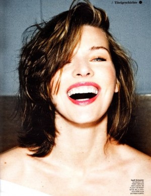 Milla Jovovich GQ Allemagne
