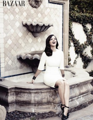 Katy Perry en couverture de Bazaar