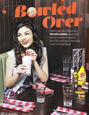 La jeune Victoria Justice en couverture d’un magazine