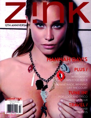Hannah Davis pose pour le Zink Magazine