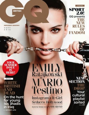 Emily Ratajkowski pose pour le GQ UK