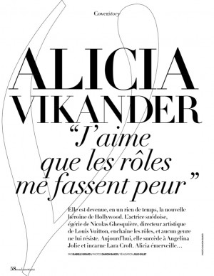 photos Alicia Vikander