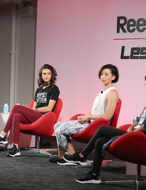 Entrainement Bodyjam de Nina Dobrev pour Reebok x Les Mills