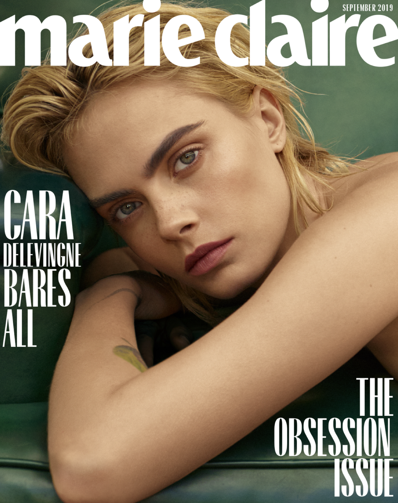 Cara Delevingne dans Marie Claire - Septembre 2019