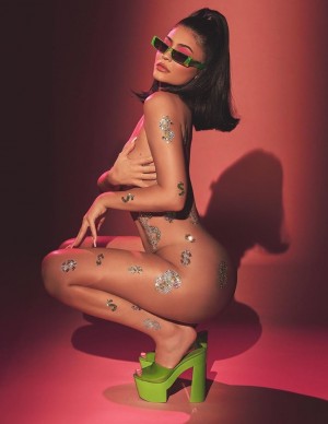 Shooting Kylie Jenner pour sa marque Kylie Cosmetics