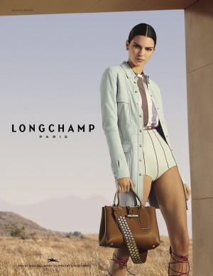 Shooting Kendall Jenner pour Longchamp - Collection printemps été 2020