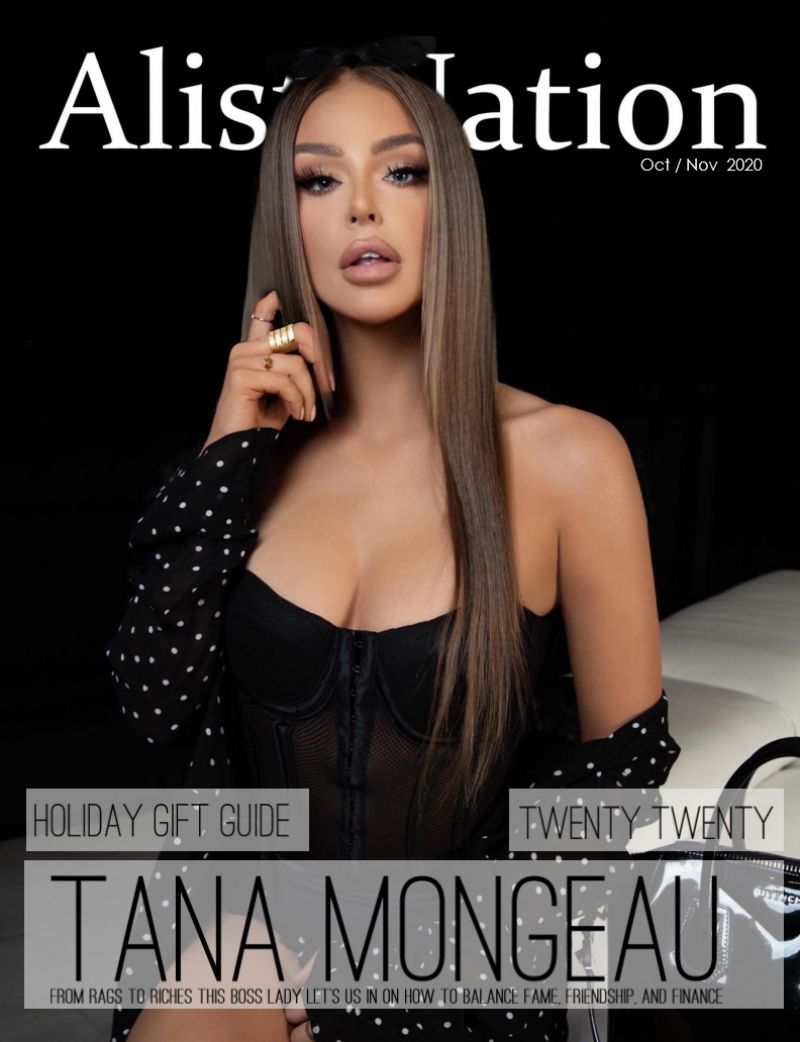 Tana Mongeau dans A-list Magazine, Décember 2020