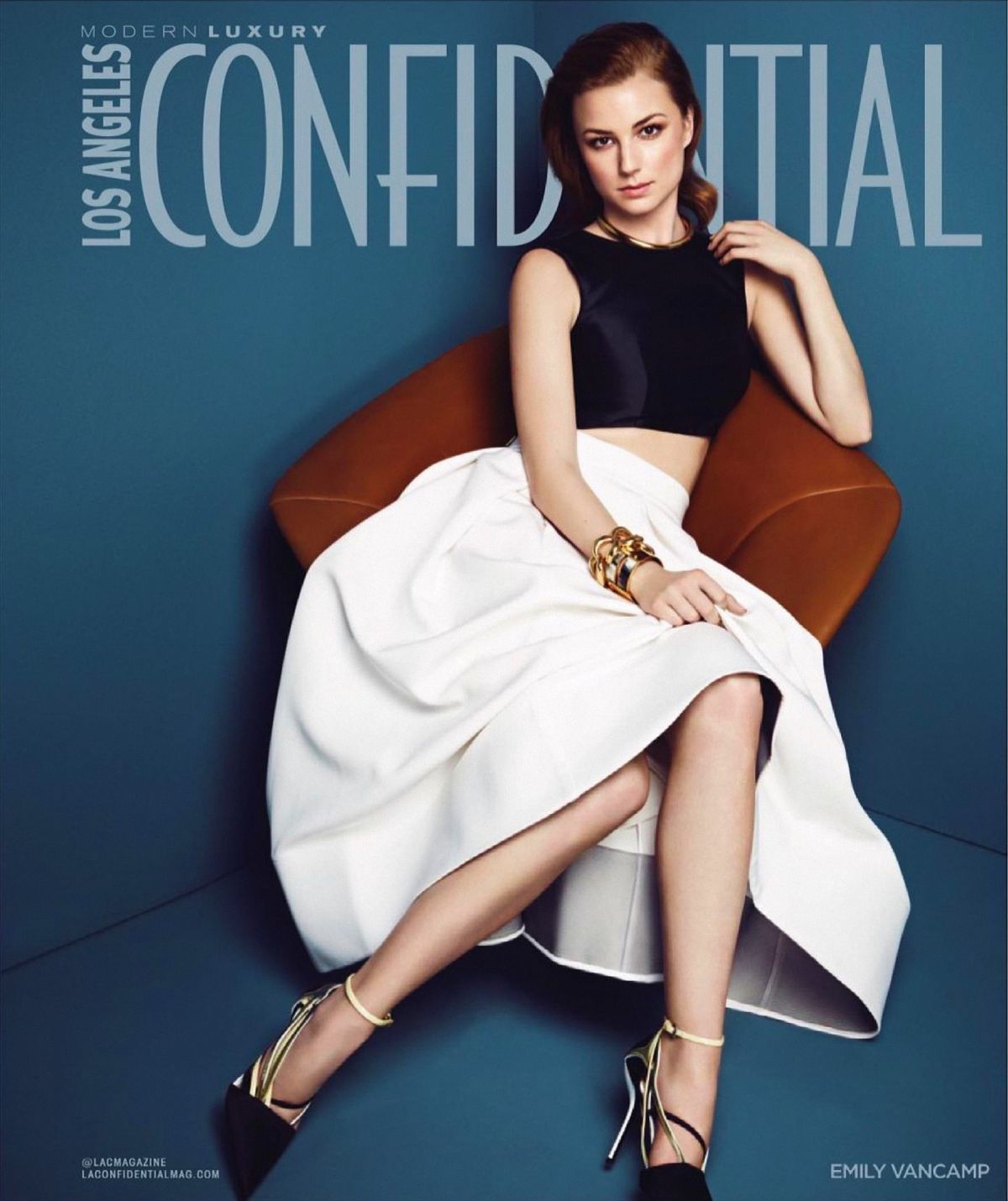 Emily VanCamp dans Los Angeles Confidential Magazine