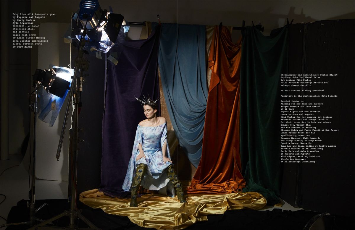 Aisling Franciosi dans Visual Tales Magazine - 21 mars 2021
