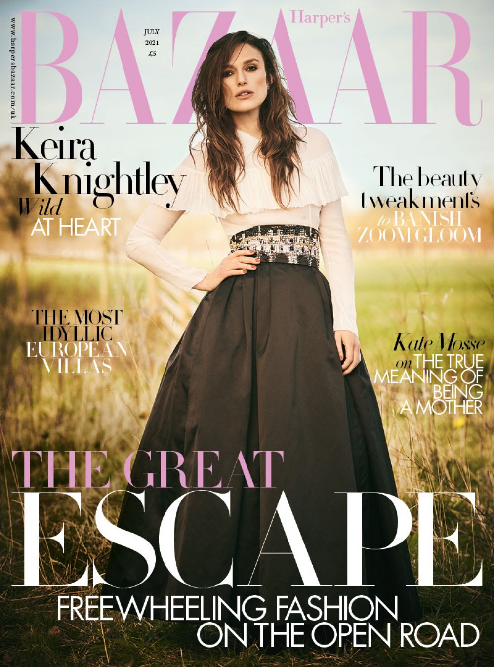Keira Knightley dans Harper’s Bazaar Magazine