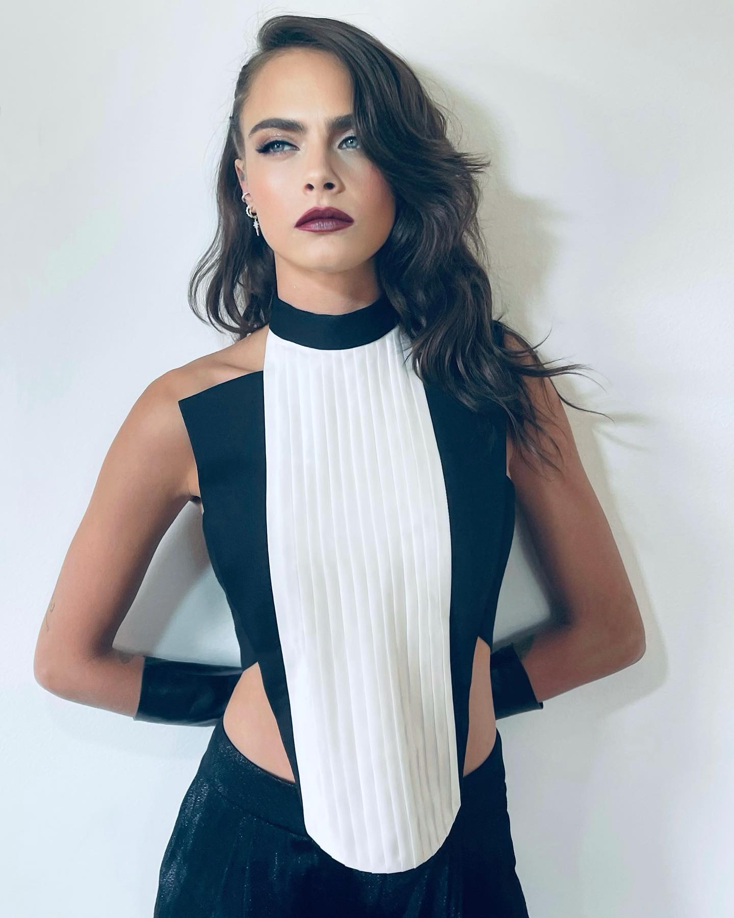 Cara Delevingne à la 93e cérémonie des Oscars à Los Angeles