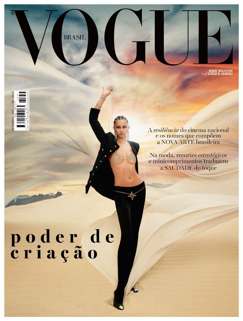 Binx Walton dans Vogue magazine (Brésil)