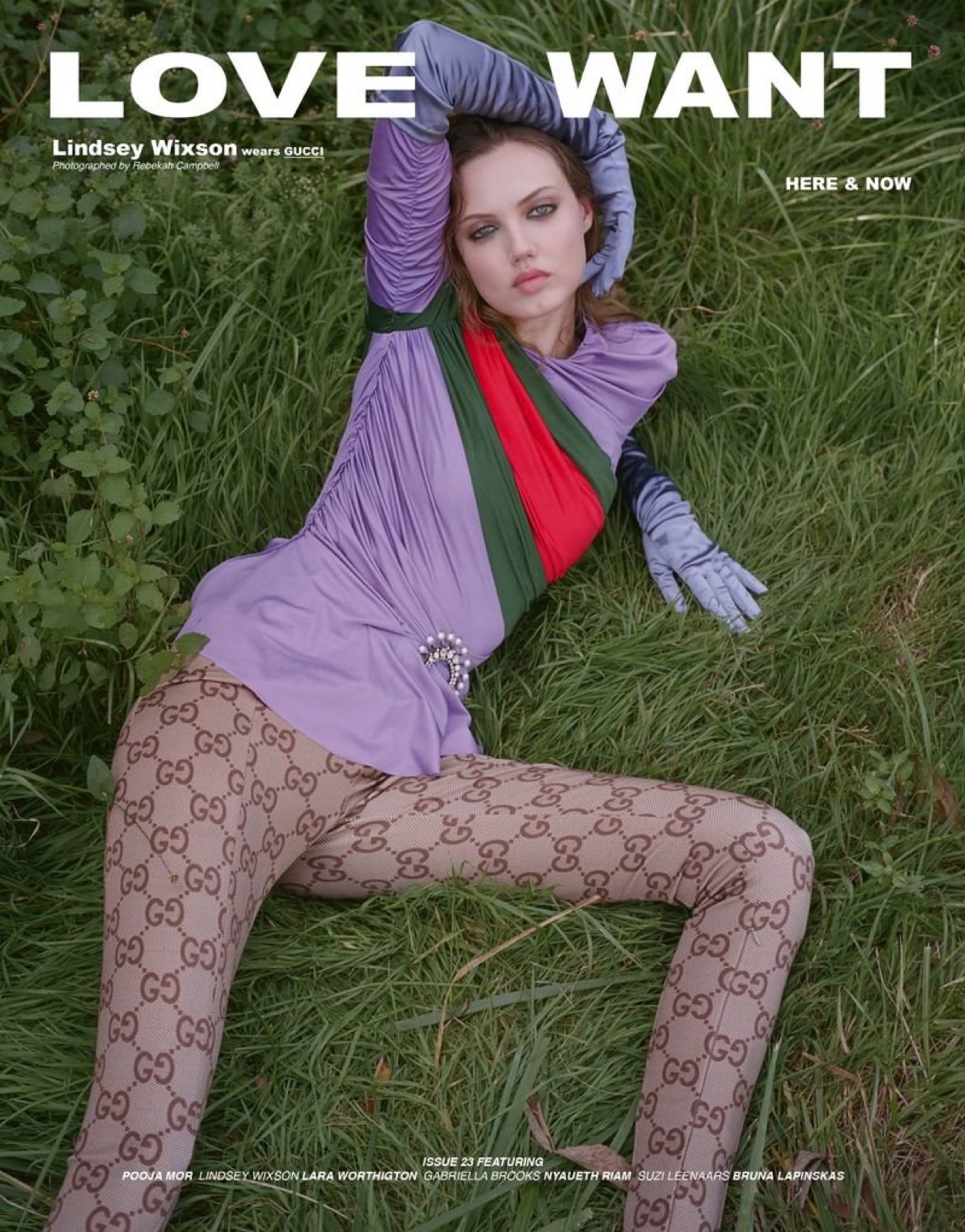 Lindsey Wixson dans Love Want Magazine