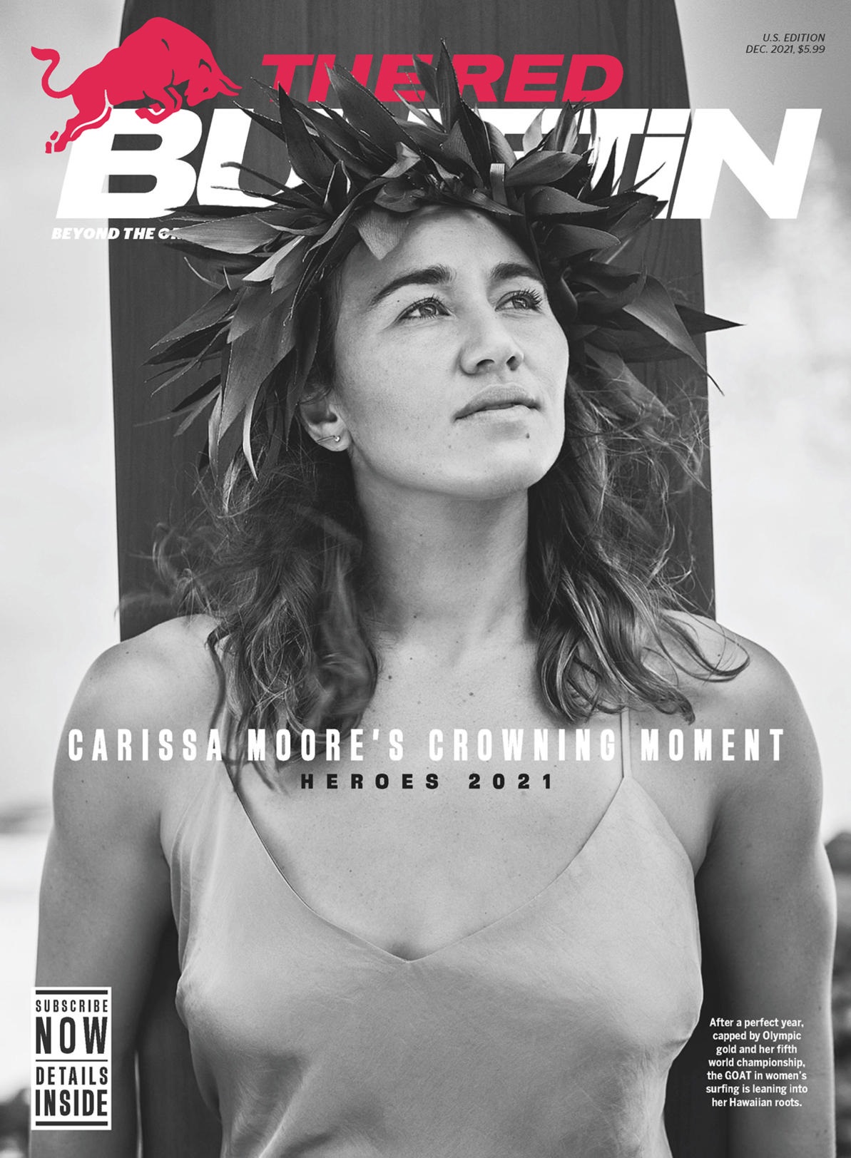Carissa Moore dans The Red Bulletin magazine