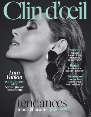 Lara Fabian dans Clin d'oeil magazine