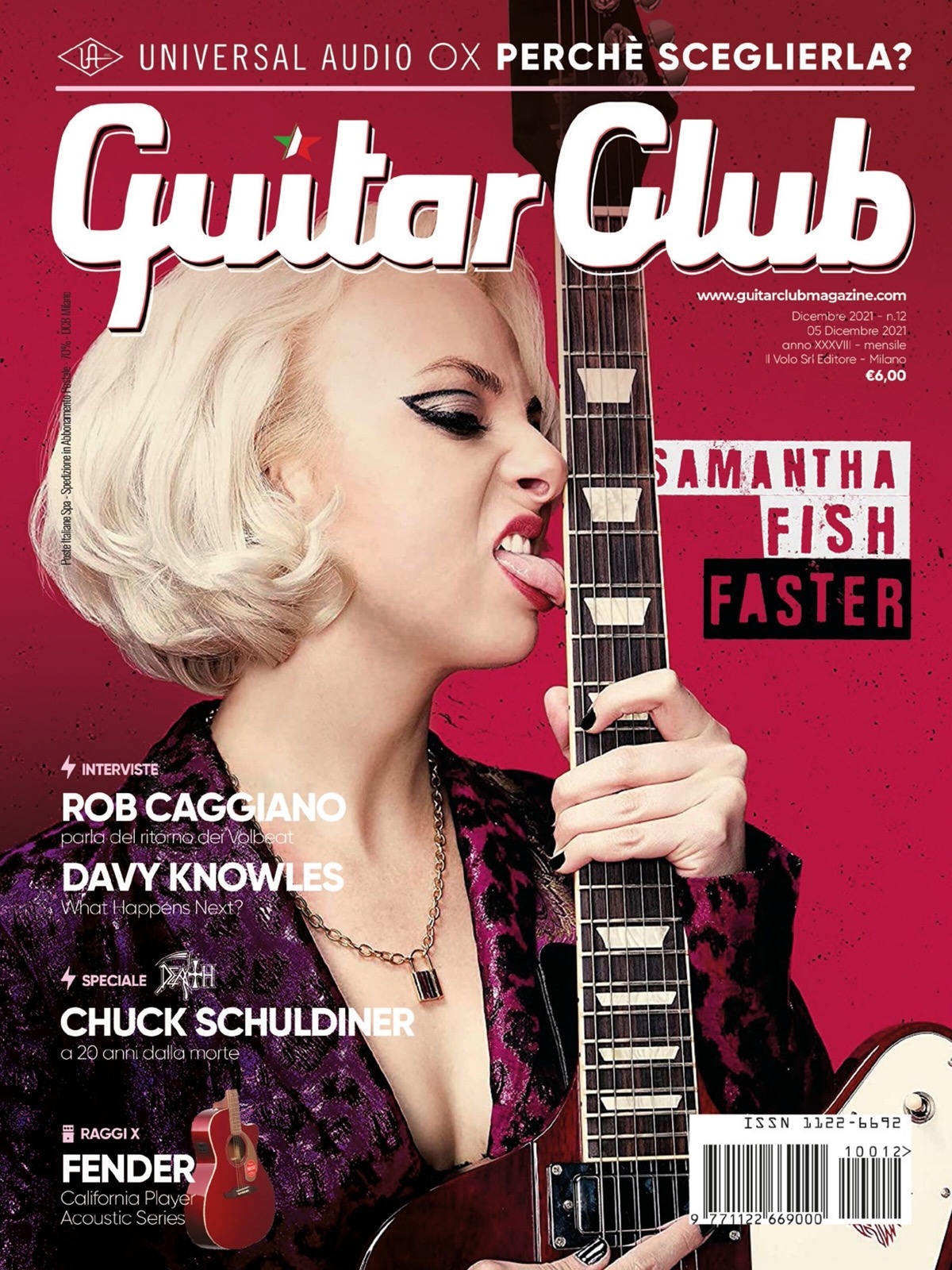 Samantha Fish dans Guitar Club Magazine (Italie)