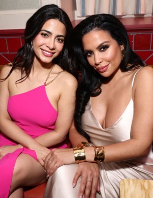 Emeraude Toubia à la soirée Vanity Fair & Lancôme