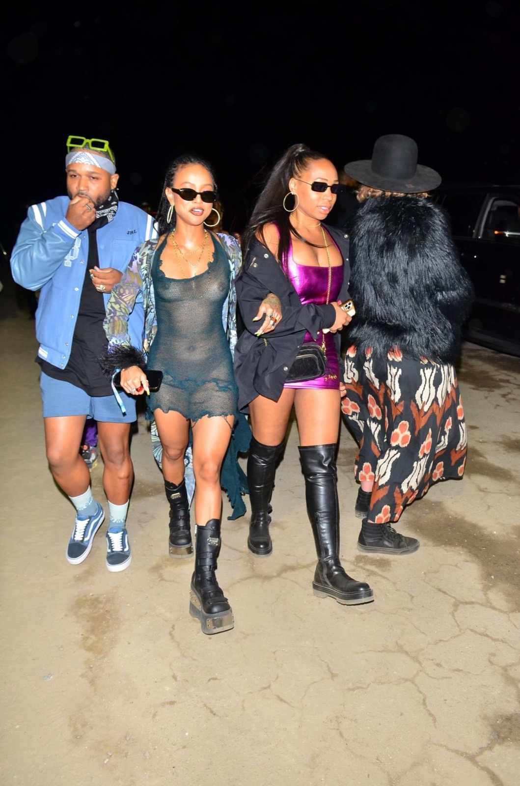 Karrueche Tran et ses copines en soirée au Coachella