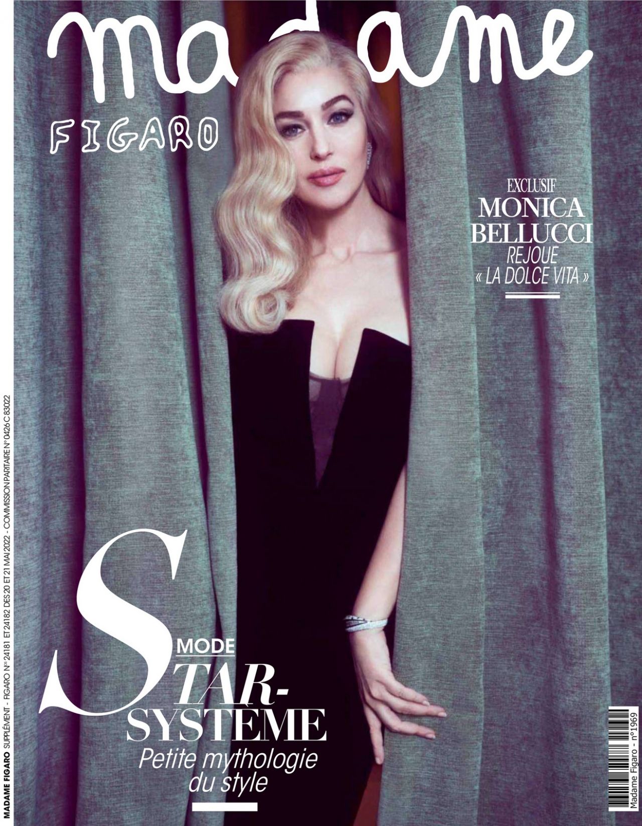 Monica Bellucci dans Madame Figaro