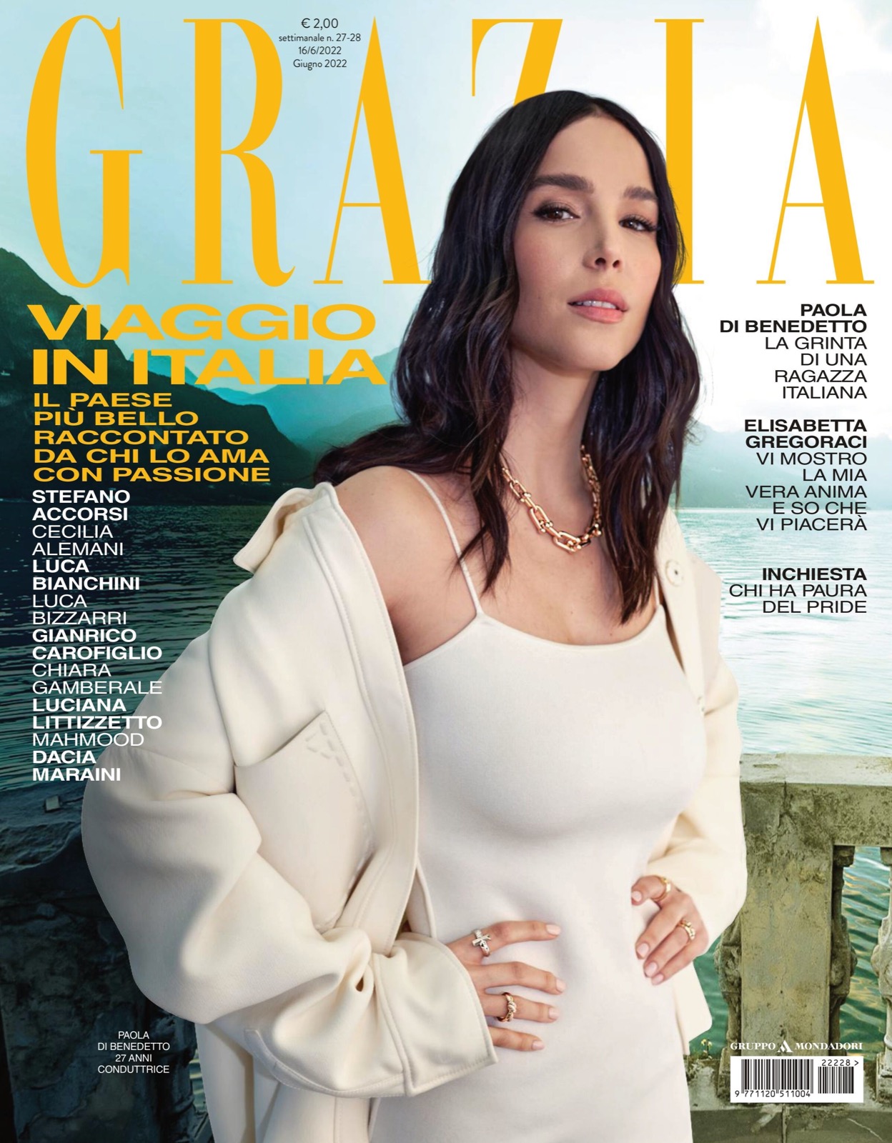 Paola Di Benedetto dans Grazia (Italie)