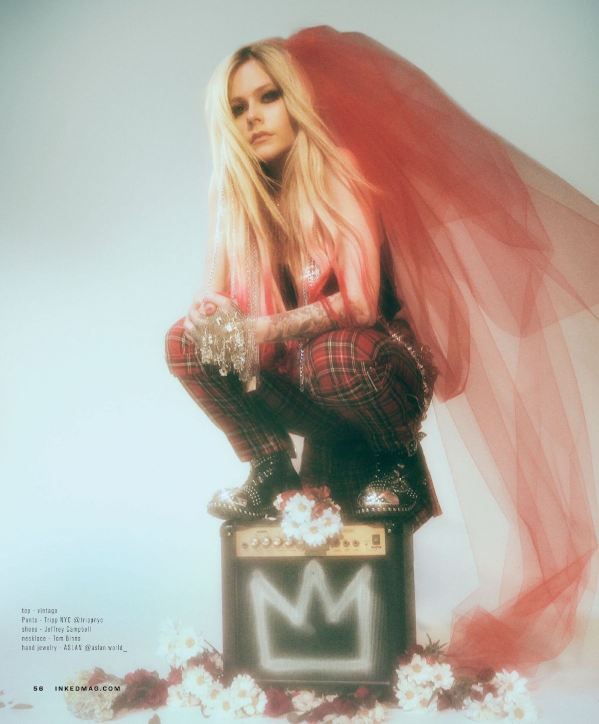 Avril Lavigne dans Inked Magazine - 2 février 2022