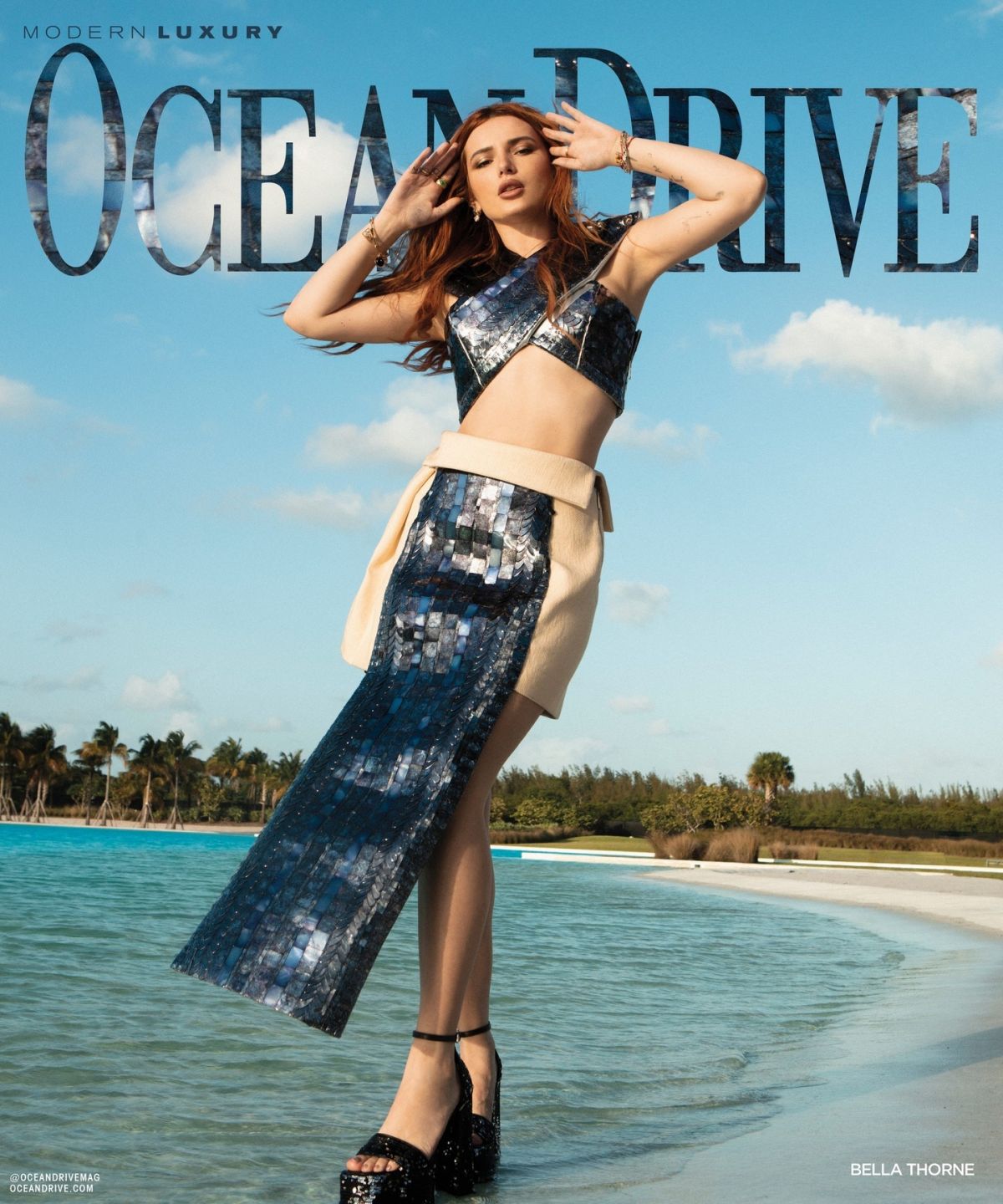 Bella Thorne dans Ocean Drive Magazine