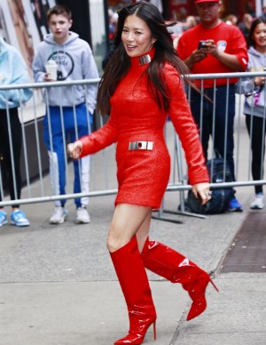 Christine Ko aux studios Good Morning America à New York
