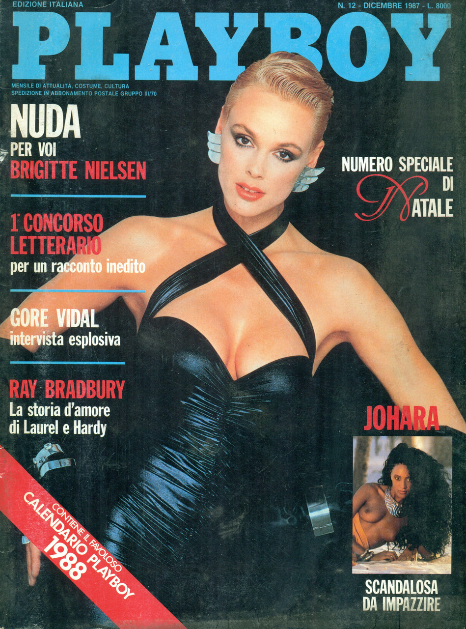 Brigitte Nielsen dans Playboy magazine ( Italie ), 1987
