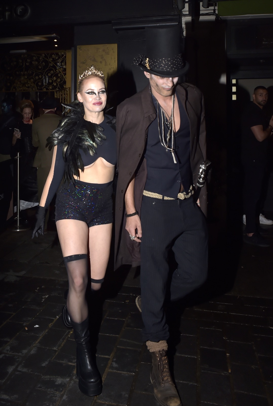 Kimberly Wyatt à la soirée Hallowzeem à Londres