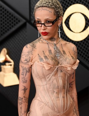 Doja Cat aux GRAMMY Awards : entre strass et félins !