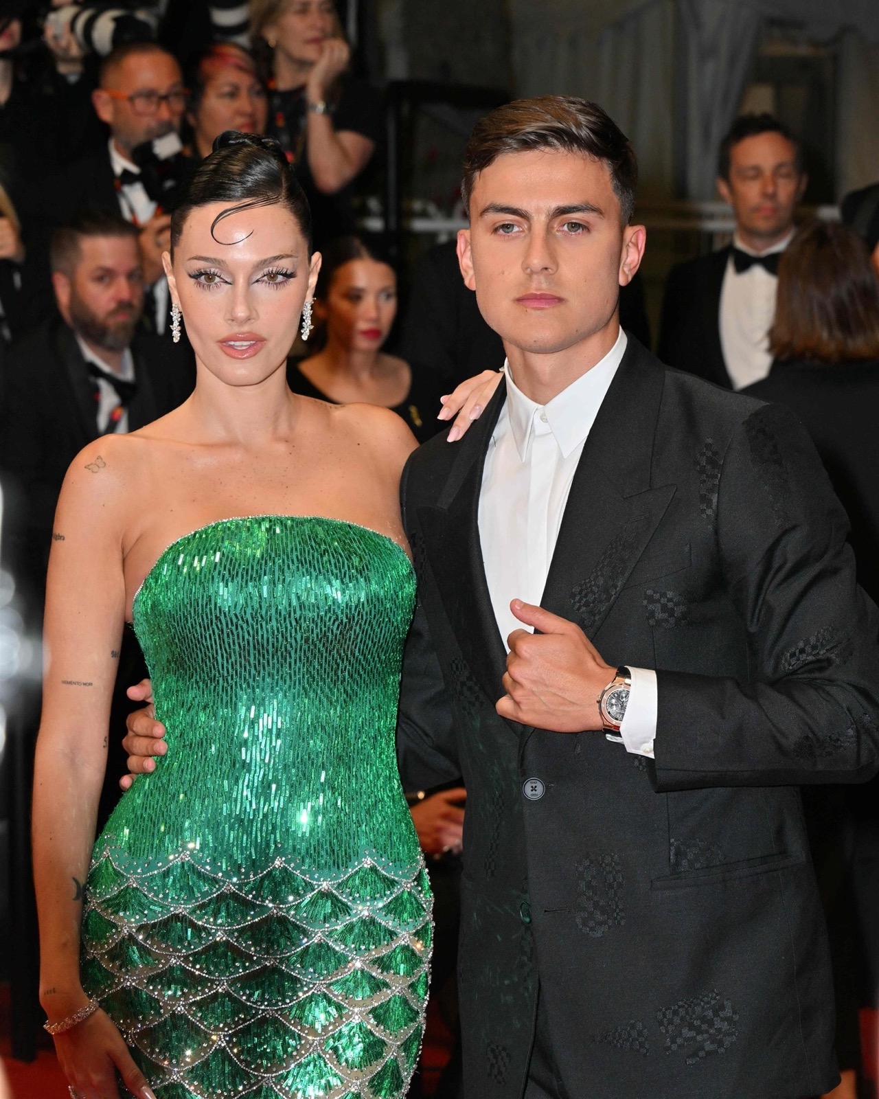 Oriana Sabatini en soirée du festival de Cannes