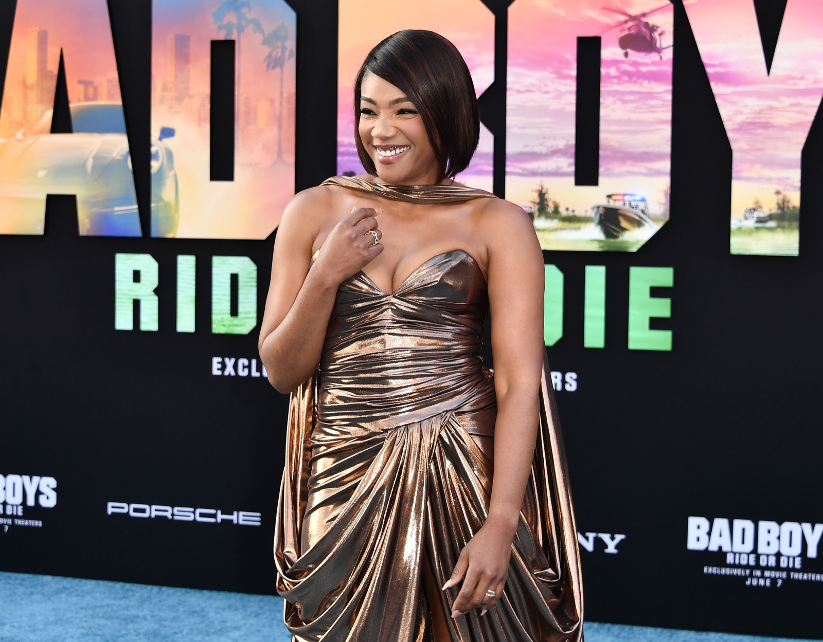 Tiffany Haddish à Los Angeles pour la première de Bad Boys Ride Or Die