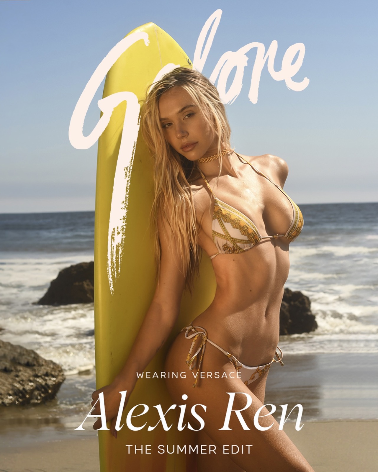 Alexis Ren sexy dans Galore Magazine