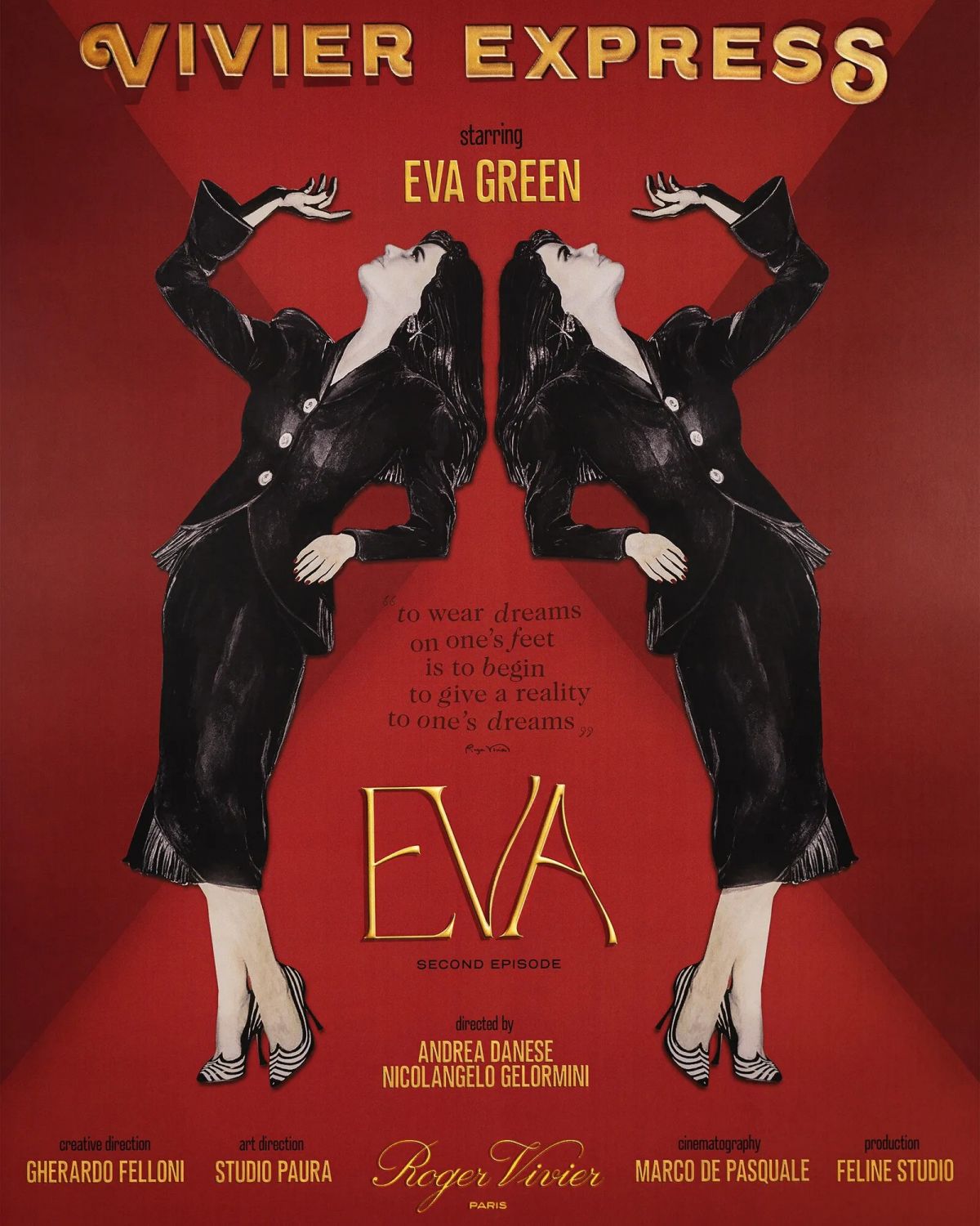 Eva Green - Égérie énigmatique de la campagne Roger Vivier Traveling